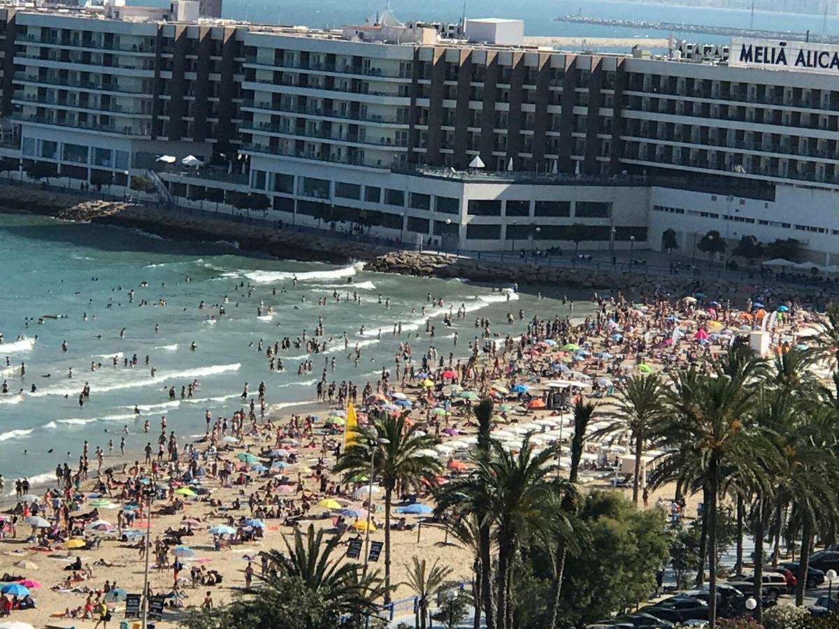 Apartamento Con Vistas Al Mar Primera Linea De Playa Del Postiguet 알리칸테 외부 사진