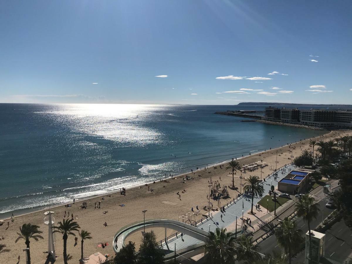 Apartamento Con Vistas Al Mar Primera Linea De Playa Del Postiguet 알리칸테 외부 사진